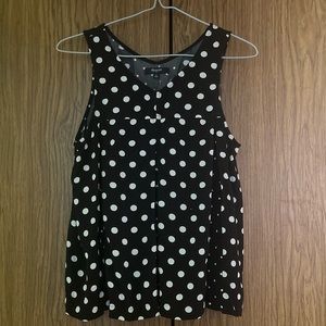 Madewell pocket-dots cami V neck top
